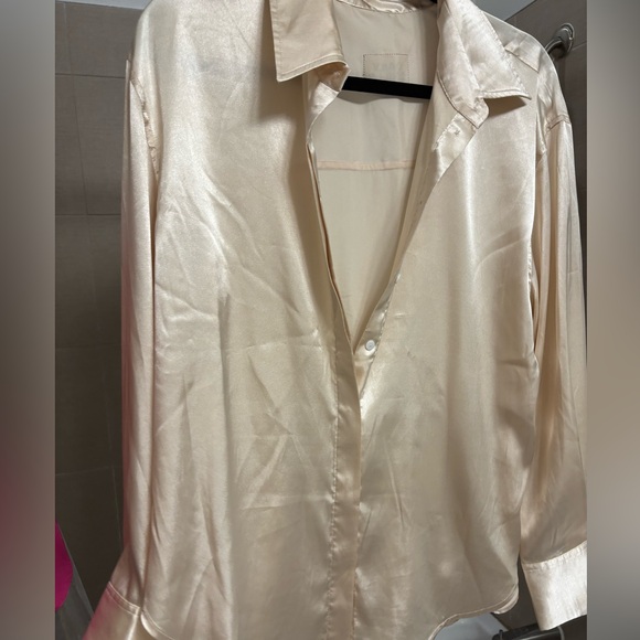 Daily Drills Silk Button Down - Picture 4 of 6